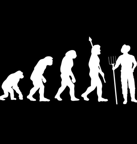 Obrázek produktu Pánské tričko Evoluce farmáře