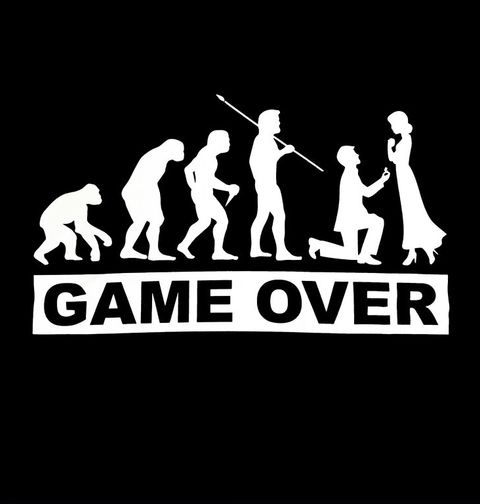 Obrázek produktu Pánské tričko Konec evoluce - Manželství