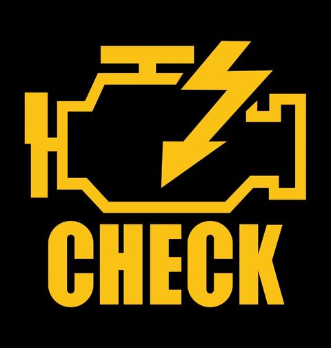 Obrázek produktu Pánské tričko Check Engine Kontrolka