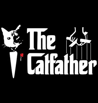 Obrázek 2 produktu Dětské tričko The Catfather Kmotr Kočka