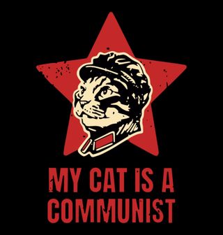 Obrázek 2 produktu Pánská mikina Moje Kočka Je Komunistka My Cat Is A Communist