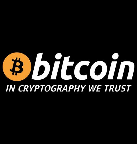 Obrázek produktu Pánské tričko Důvěřuj v Bitcoin In Cryptography We Trust