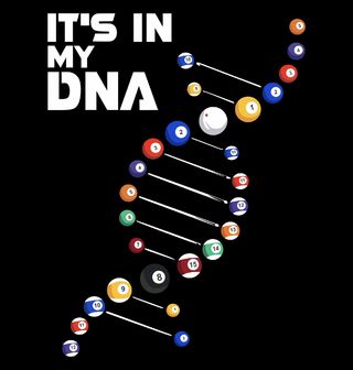 Obrázek 2 produktu Dámské tričko Kulečník v mém DNA  It's in my DNA