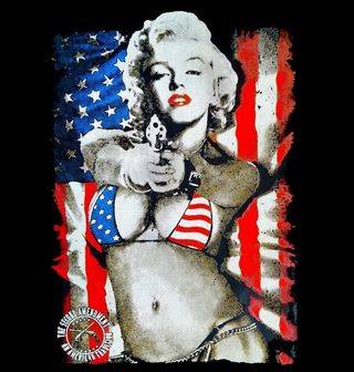Obrázek 2 produktu Dámské tričko Marilyn Monroe "Pravá Amerika"