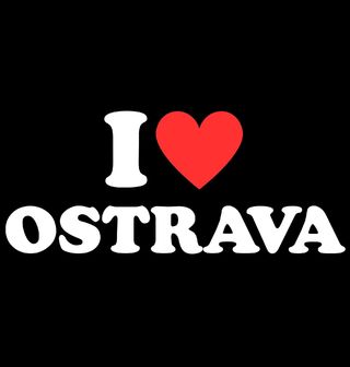 Obrázek 2 produktu Dámské tričko Miluju Ostravu I Love Ostrava