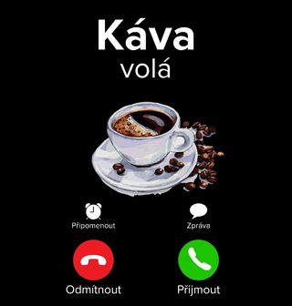 Obrázek 2 produktu Pánské tričko Káva volá Phone Call