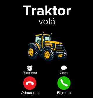 Obrázek 1 produktu Bavlněná taška Traktor volá Phone Call