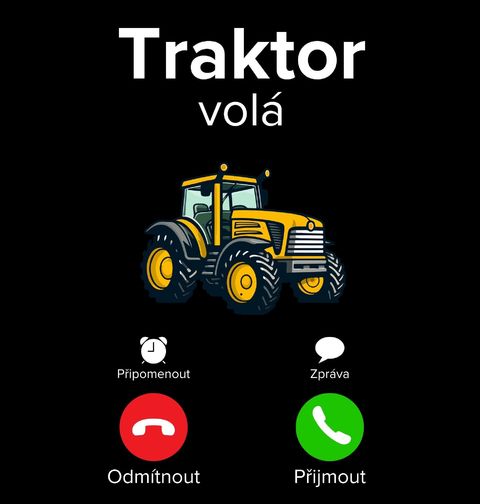 Obrázek produktu Dámské tričko Traktor volá Phone Call