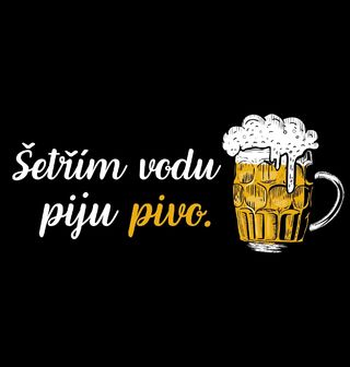 Obrázek 2 produktu Pánské tričko Šetřím vodu piju pivo