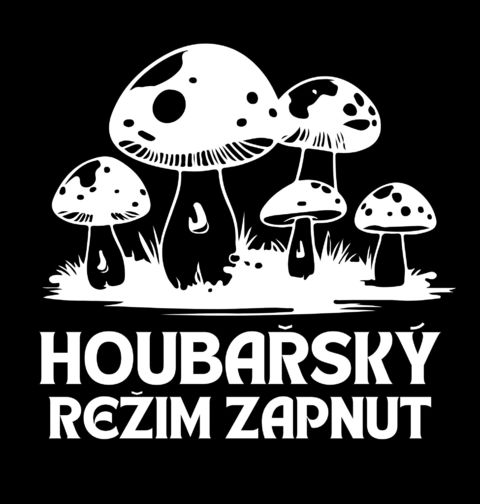 Obrázek produktu Pánské tričko Houbařský režim zapnut