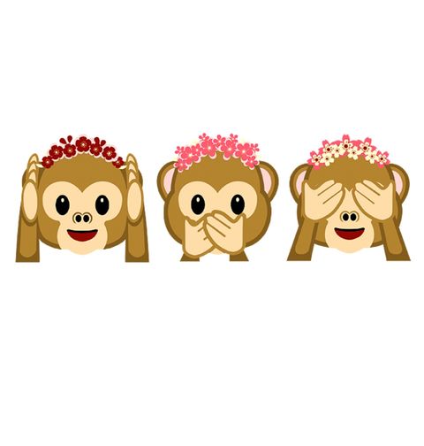 Obrázek produktu Pánské tričko Emoji Opičky