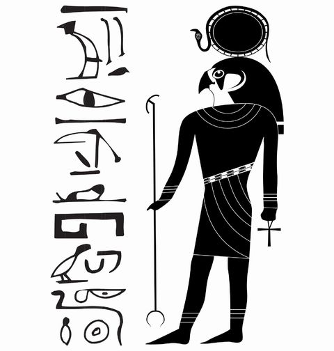 Obrázek produktu Pánské tričko Egyptský Bůh Horus