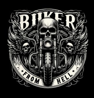 Obrázek 2 produktu Dámské tričko Motorkář Biker from Hell