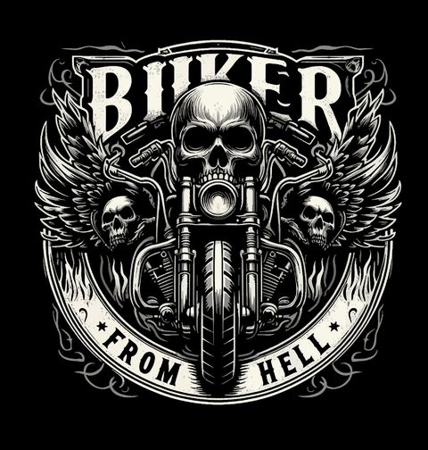 Obrázek produktu Dámské tričko Motorkář Biker from Hell