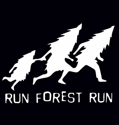 Obrázek produktu Pánské tričko Run Forrest Run „Běžící les“
