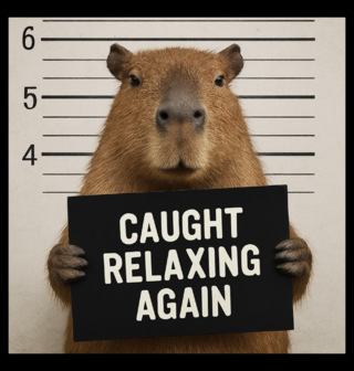 Obrázek 2 produktu Dětské tričko Kapybara Opět přistižen při relaxaci