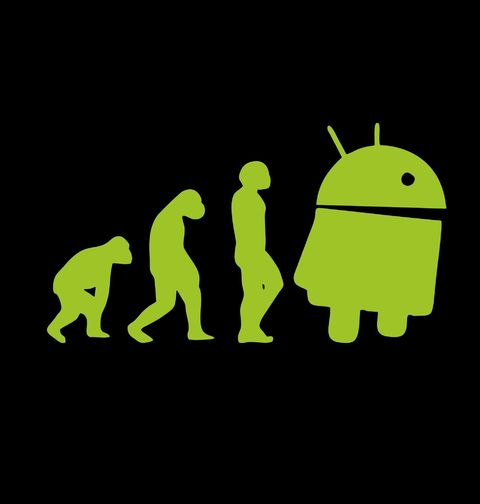 Obrázek produktu Dámské tričko Evoluce Androidu