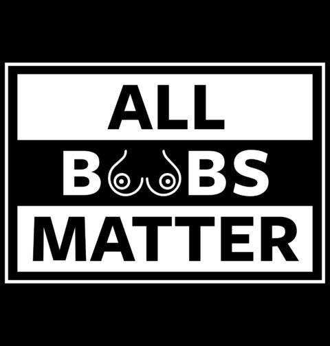 Obrázek produktu Dámské tričko Všechna prsa jsou důležitá All Boobs Matter