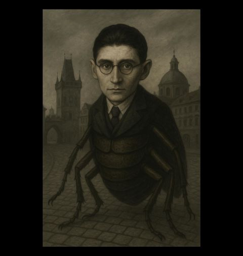 Obrázek produktu Dámské tričko Proměna Franze Kafky The Metamorphosis