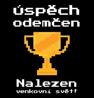 Obrázek 2 produktu Pánské tričko Herní Trofej: Nalezen venkovní svět!