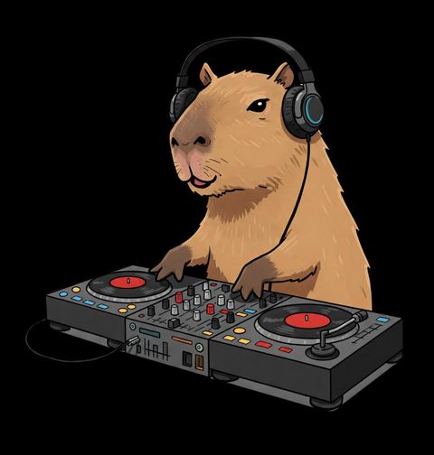 Obrázek produktu Pánské tričko DJ Kapybara