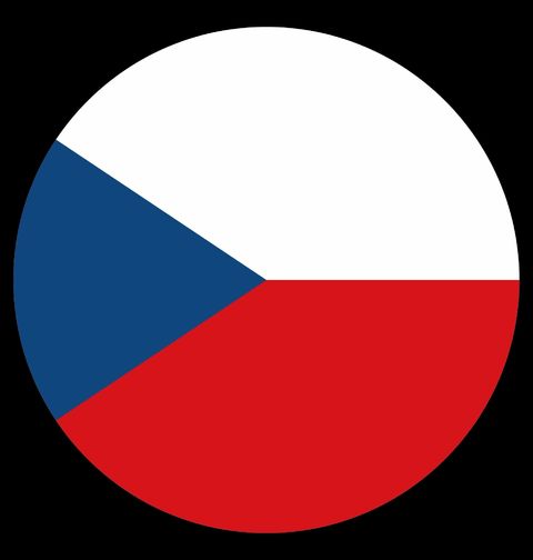 Obrázek produktu Dámské tričko Kulatá Vlajka Česka