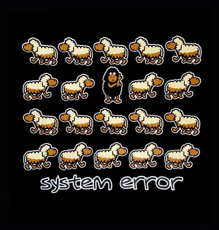 Obrázek 2 produktu Pánské tričko Chyba v Systému "System Error"