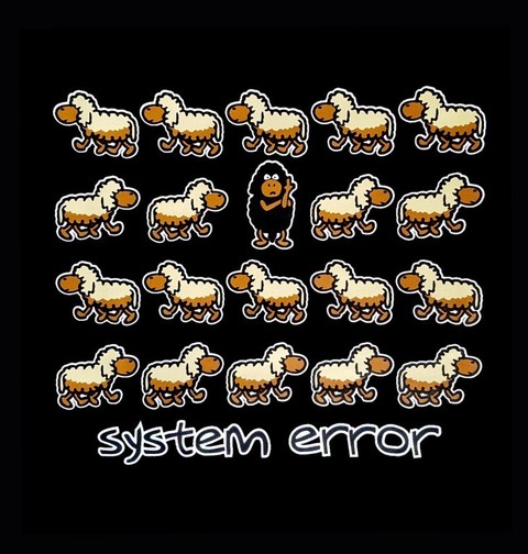 Obrázek produktu Pánské tričko Chyba v Systému "System Error"