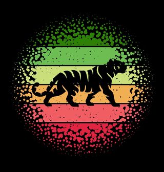 Obrázek 2 produktu Pánské tričko Rasta Tygří Síla