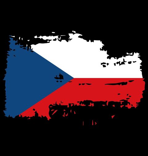Obrázek produktu Dámské tričko Potrhaná Vlajka České republiky