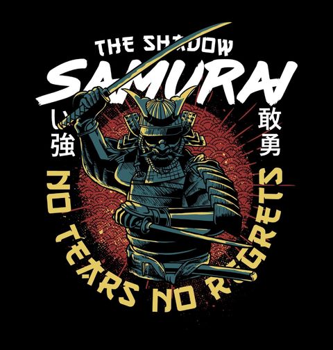 Obrázek produktu Pánské tričko Stínový Samuraj The Shadow Samurai