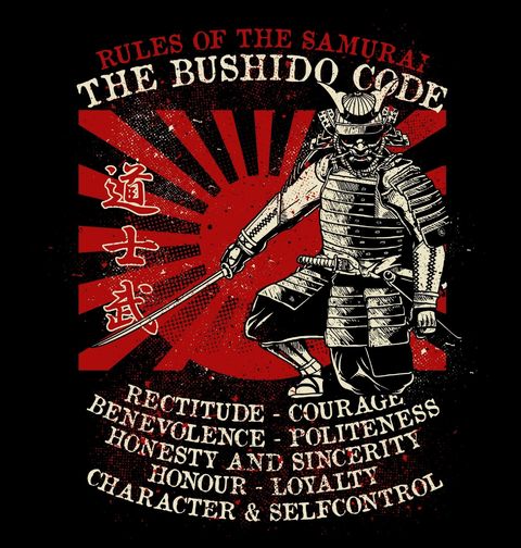 Obrázek produktu Pánské tričko Kodex Samurajů The Bushido Code