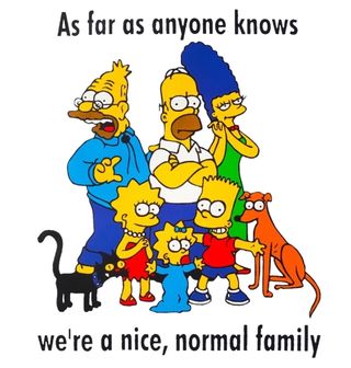 Obrázek 2 produktu Dámské tričko The Simpsons „Taková normální rodinka“ Simpsonovi (Velikost: XXL)