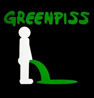 Obrázek 2 produktu Dámské tričko Greenpiss Greenpeace