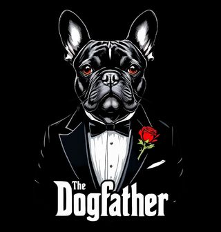 Obrázek 2 produktu Dámské tričko The DogFather Kmotr Buldoček