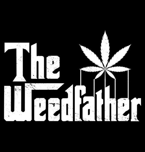 Obrázek produktu Pánské tričko The WeedFather Kmotr Trávy
