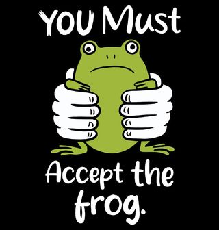 Obrázek 2 produktu Dámské tričko Musíš přijmout žábu You must accept the frog