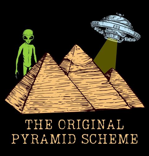 Obrázek produktu Dámské tričko Originální Pyramidové schéma