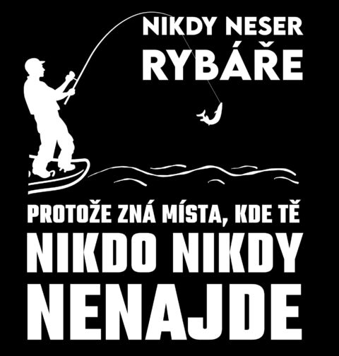 Obrázek produktu Dámské tričko Nikdy neser rybáře