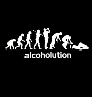 Obrázek 2 produktu Pánské tričko Evoluce Alkoholika Alcoholution