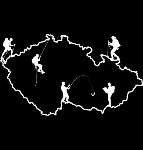 Obrázek produktu Pánské tričko Hobby mapa Česka