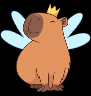 Obrázek 2 produktu Dětské tričko Kapybara Víla princezna Fairybara