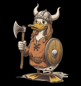 Obrázek 2 produktu Pánské tričko Vikingská Kachna