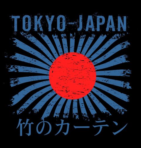 Obrázek produktu Pánské tričko Japonská válečná vlajka