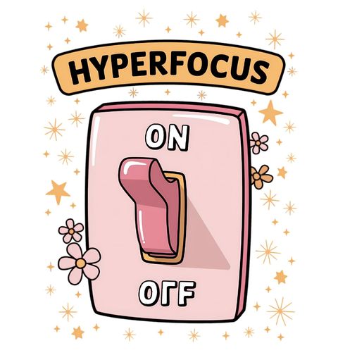 Obrázek produktu Dámské tričko Hyperfocus Zapnuto Switch On