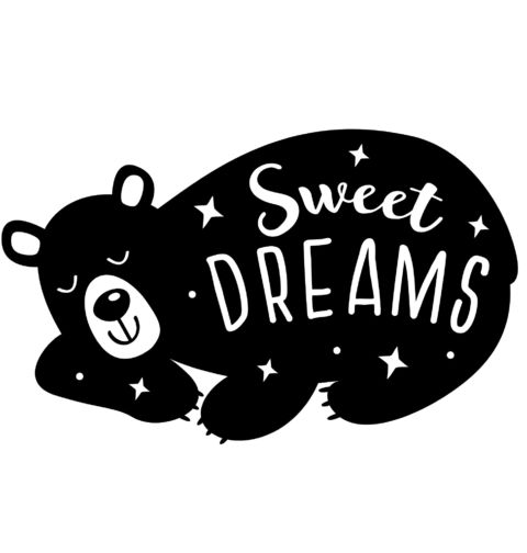 Obrázek produktu Dámské tričko Spící Medvěd Sweet Dreams
