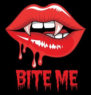 Obrázek 2 produktu Pánské tričko Upíří Polibek BITE ME