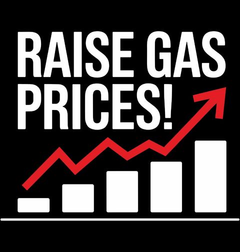 Obrázek produktu Pánské tričko Zvyšme ceny paliva! Raise Gas Prices!
