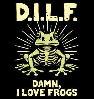 Obrázek 2 produktu Pánské tričko D.I.L.F. Damn, I Love Frogs