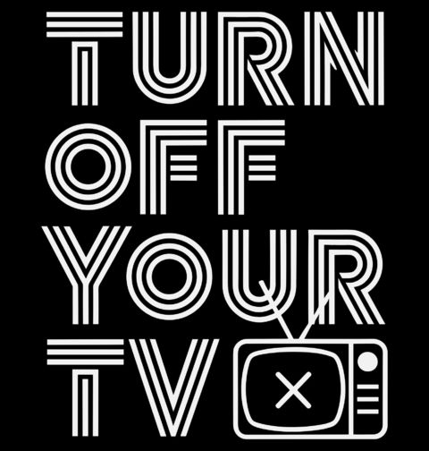 Obrázek produktu Dámské tričko Vypni televizi Turn off your TV